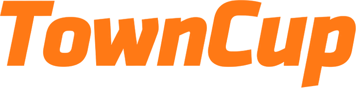 TownCup wordmark in orange